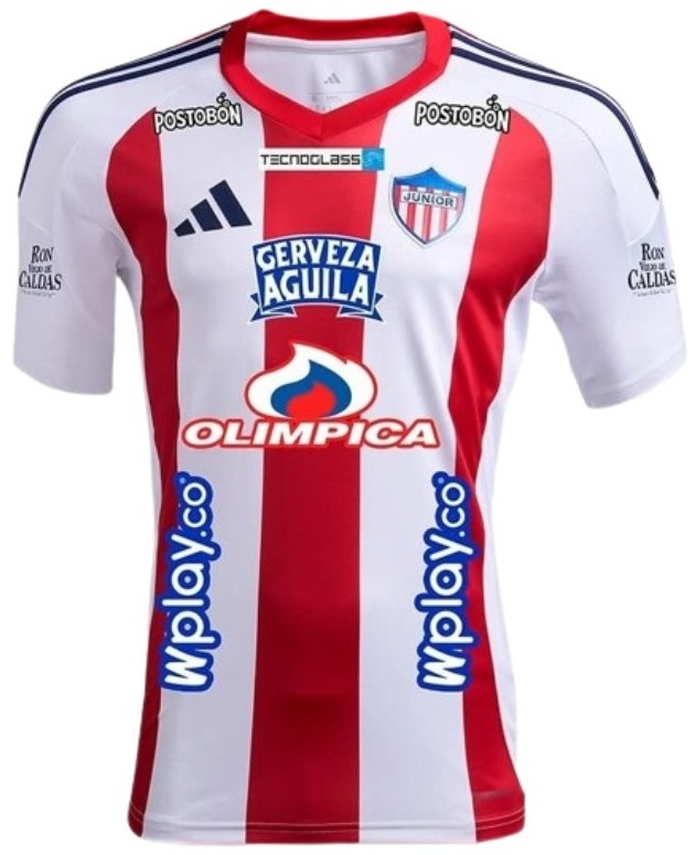 Camisa I Junior Barranquilla 2025 Adidas oficial 